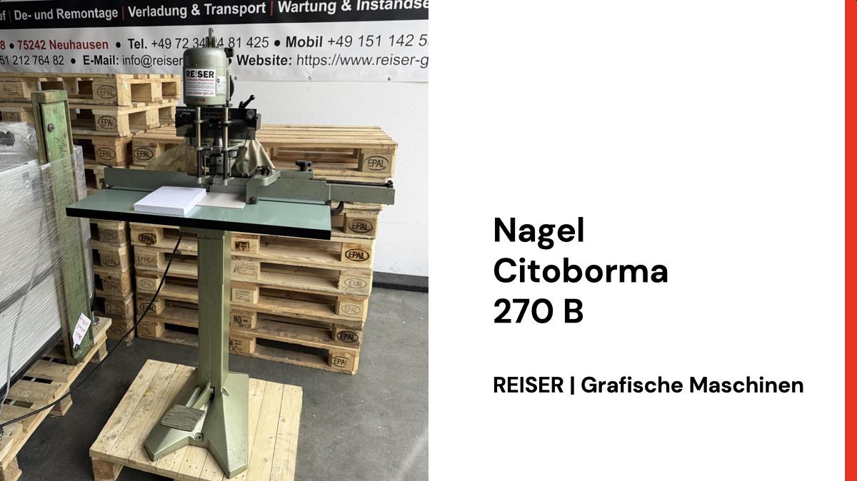 Gebraucht Nagel Citoborma 270 B