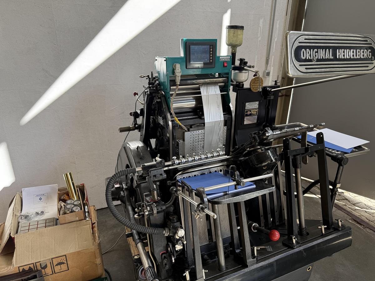 Gebraucht 1972 Heidelberg OHT with hot foil device Tempress MC-1