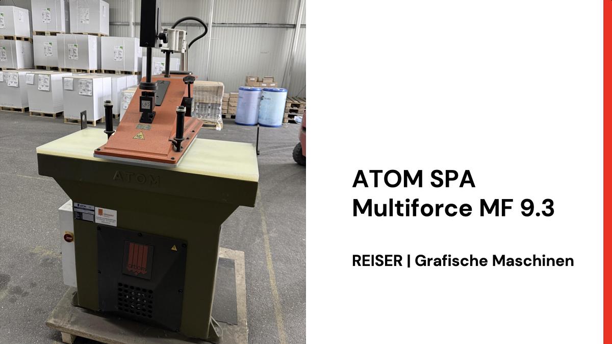 Gebraucht 2021 ATOM SPA Multiforce MF 9.3 Schwenkarmstanze