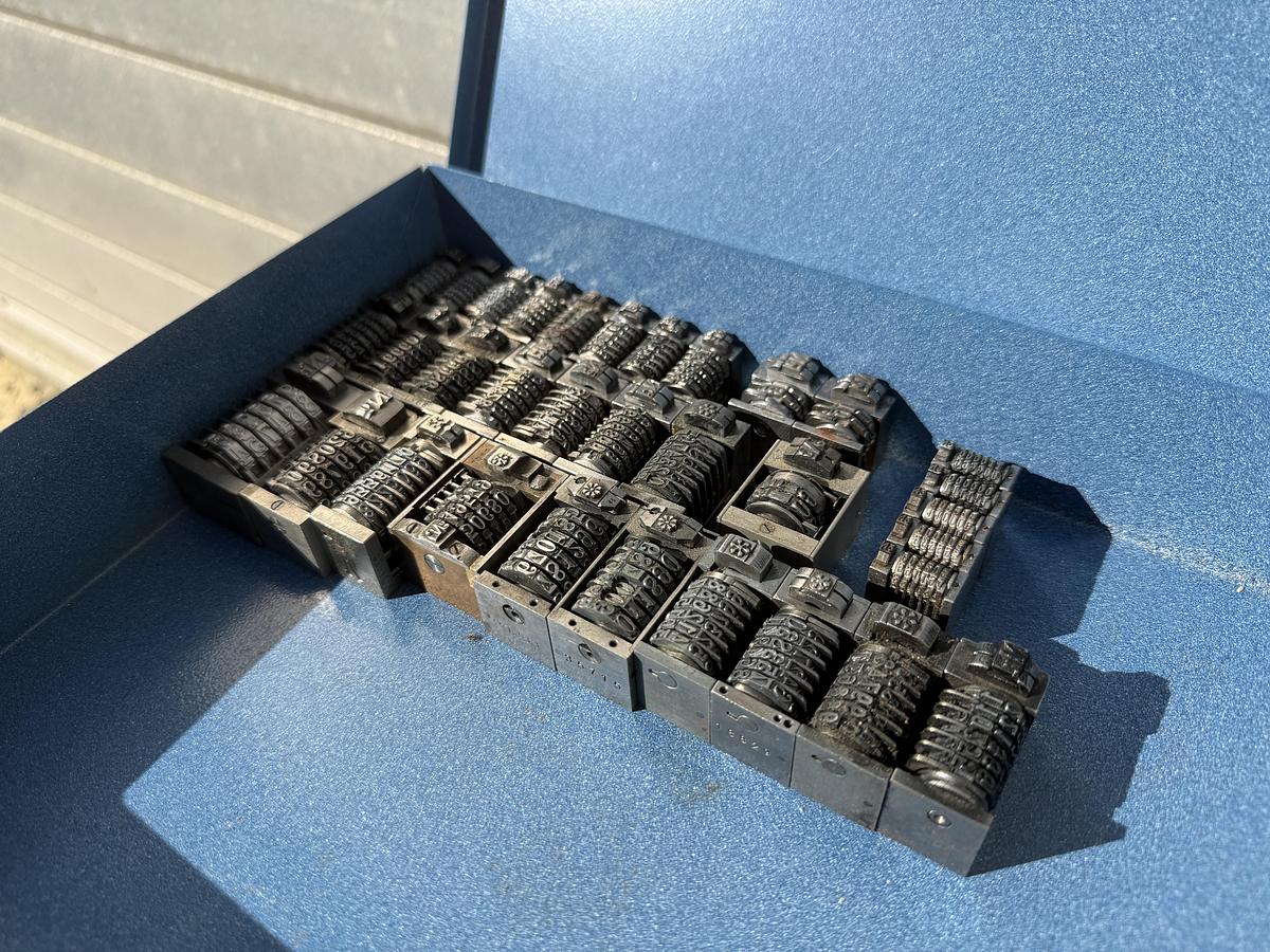 Gebraucht Buchdruck Nummerierwerke
