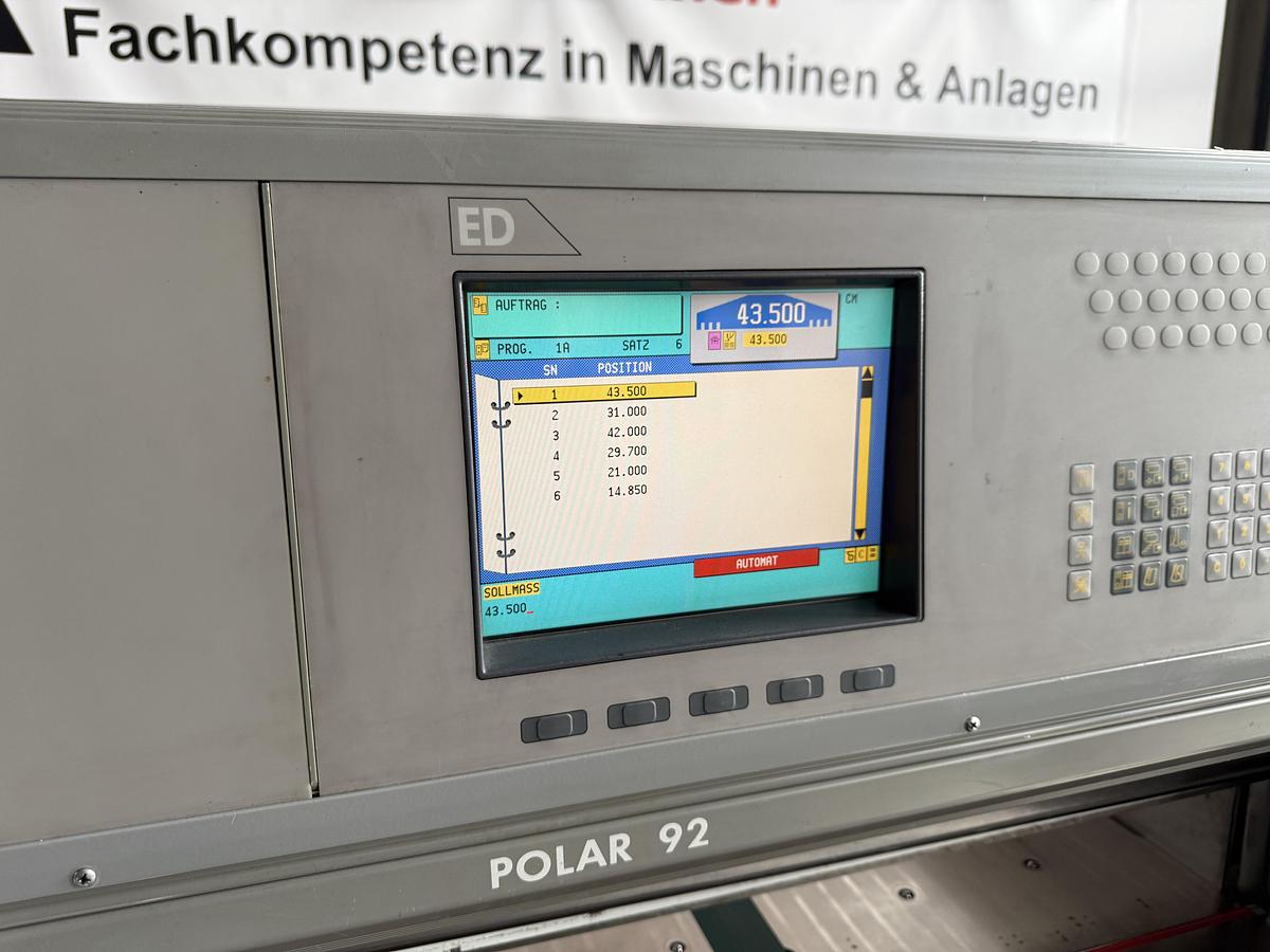 Gebraucht 1996 Polar 92 ED Schnellschneider