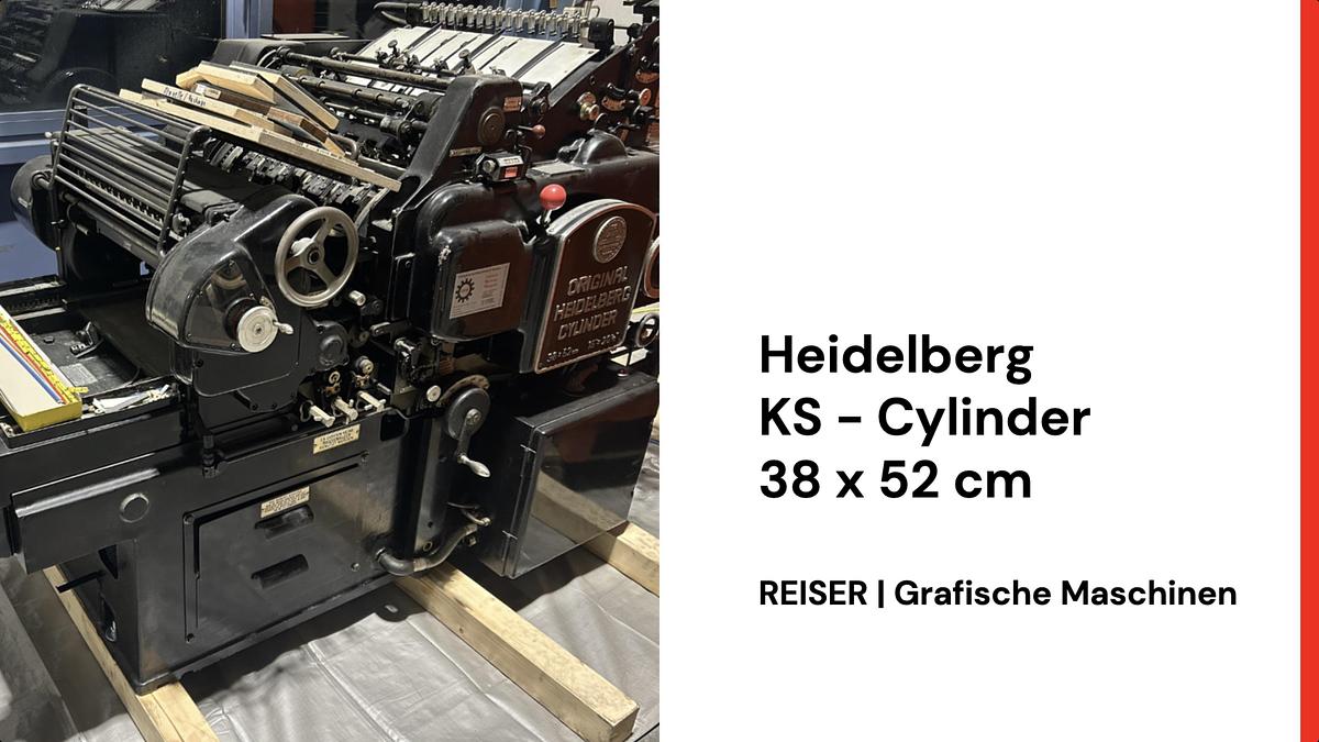 Gebraucht Heidelberg  KS - Zylinder 38 x 52 cm