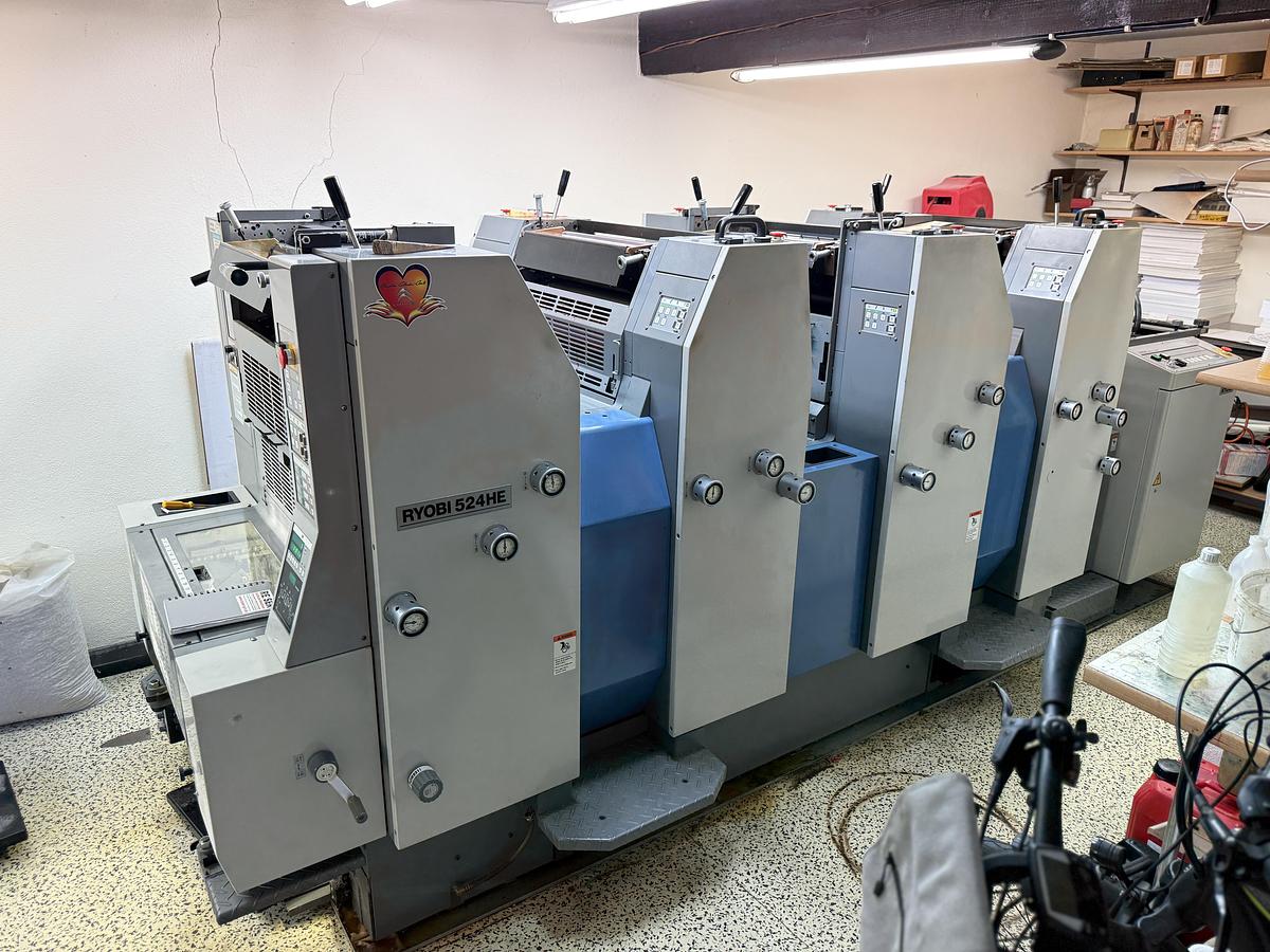 Gebraucht 2002 Ryobi 524 HE - 4-Farben Offsetdruckmaschine