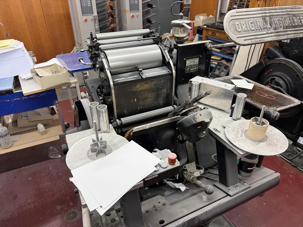 Gebraucht Heidelberg OHT mit Rollenetiketten-Eindruckeinrichtung Pracmatic