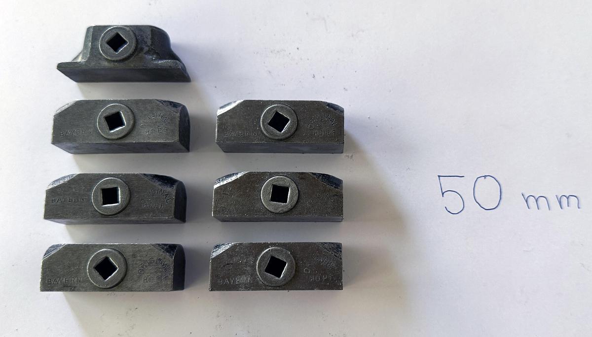 Gebraucht Schließzeuge für Buchdruck