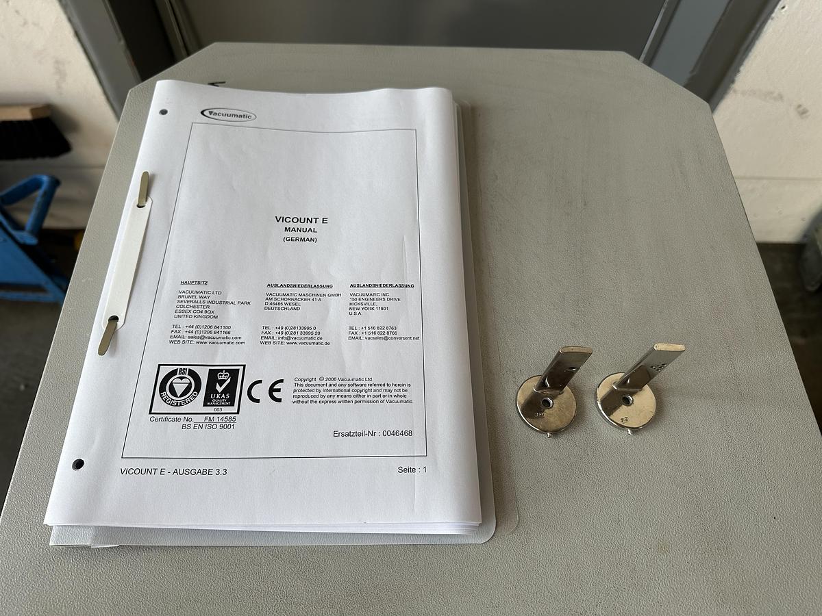 Gebraucht 2007 Vacuumatic Vicount E Papierzählmaschine