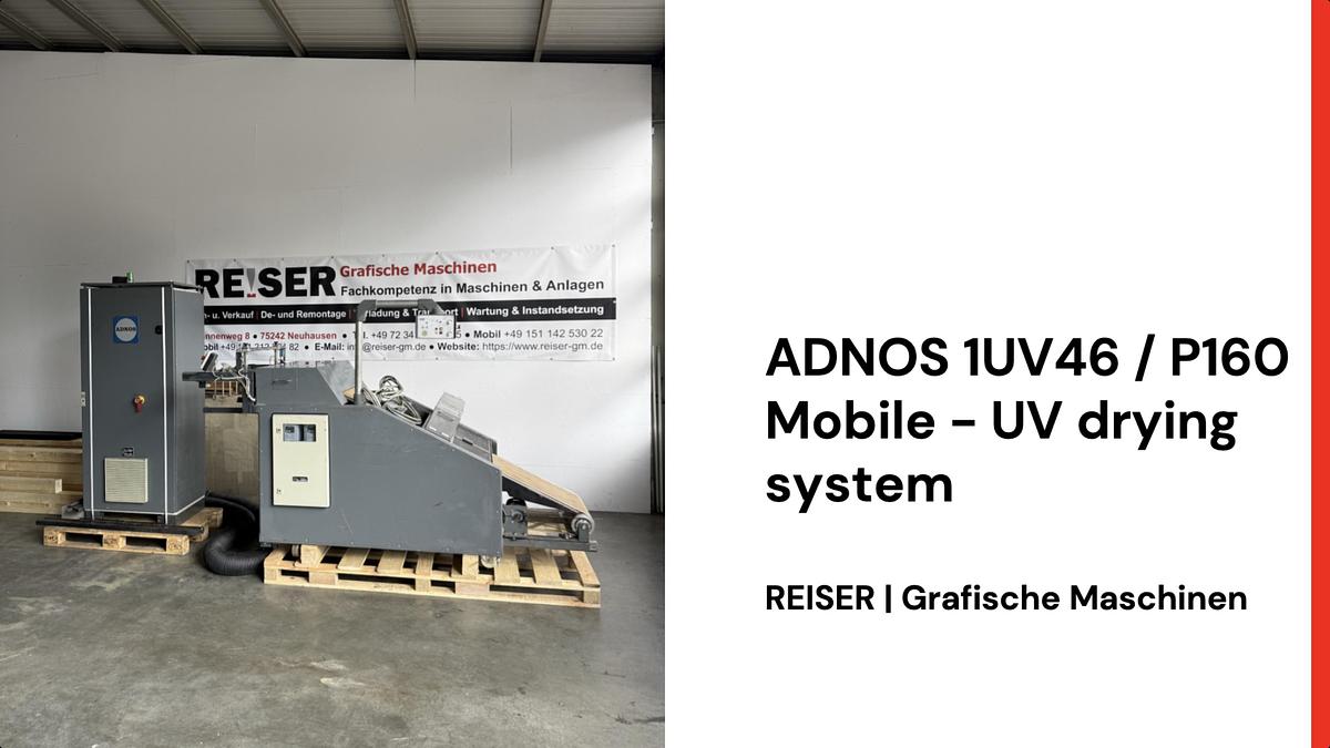 Gebraucht 1999 ADNOS 1UV46 / P160 - Mobil -  UV-Trocknungssystem