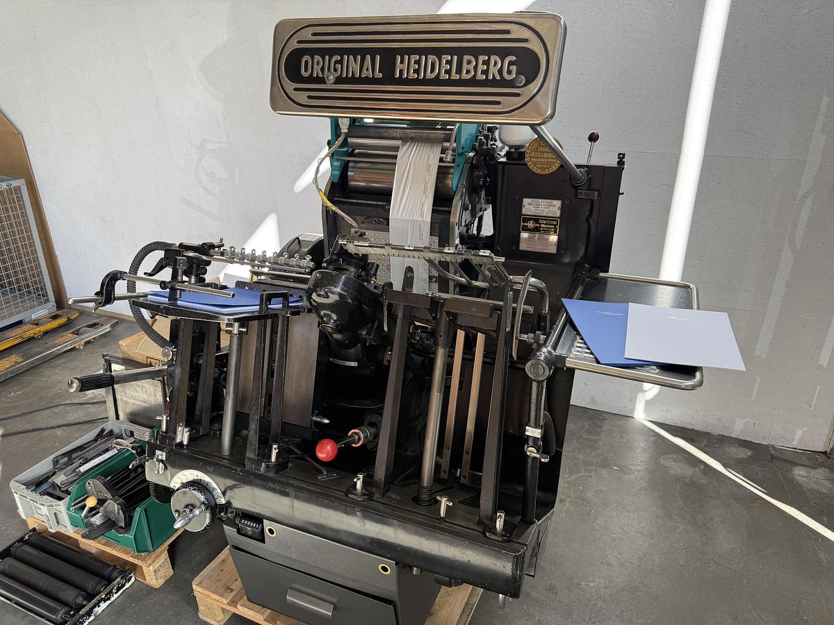 Gebraucht 1972 Heidelberg OHT with hot foil device Tempress MC-1