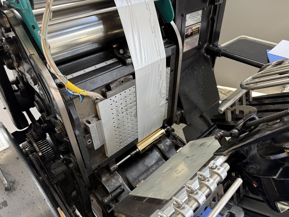 Gebraucht 1972 Heidelberg OHT with hot foil device Tempress MC-1