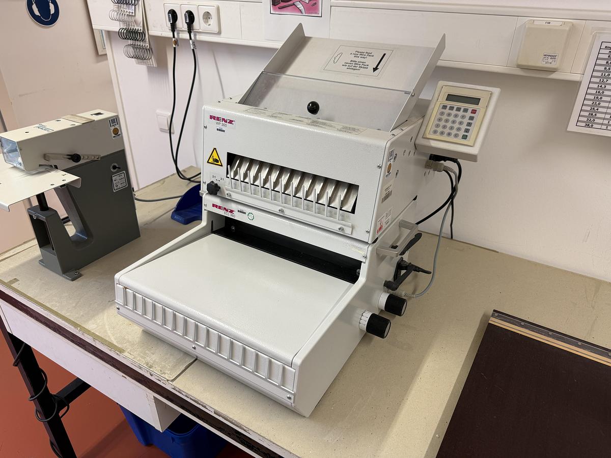 Gebraucht RENZ ECL 360 Schliessmaschine + WP 300 autom. Spender