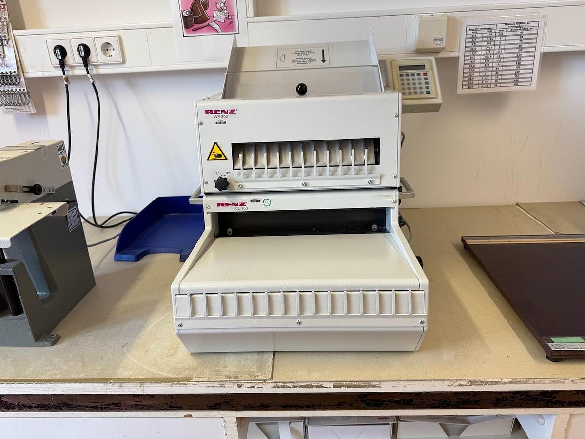 Gebraucht RENZ ECL 360 Schliessmaschine + WP 300 autom. Spender