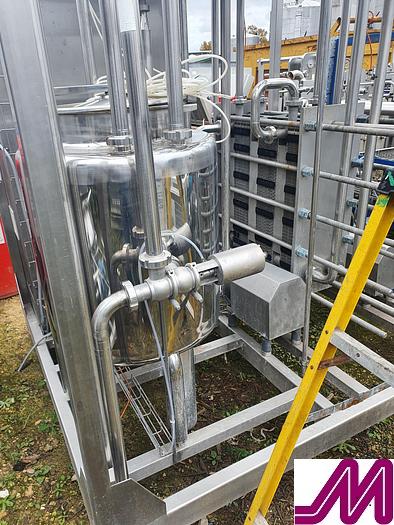 Used 2011 1,000 Litre Per Hour Skid Mounted Cream Pasteuriser