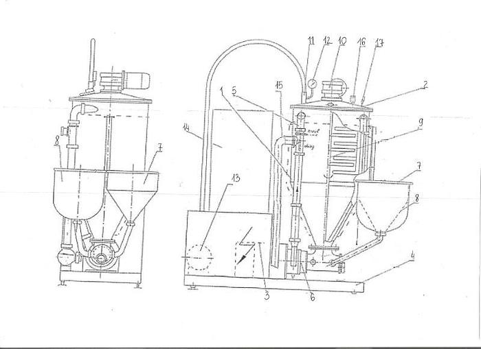 Used Homogenizator próżniowy HM-150