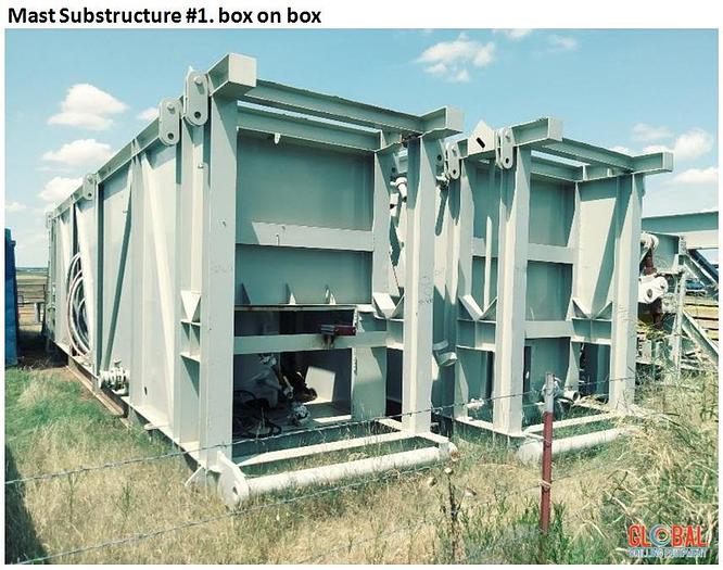 Used Item 0652 : Land Cantilever Rig 1000 HP, Capable of Drilling to 18,000 feet land rig