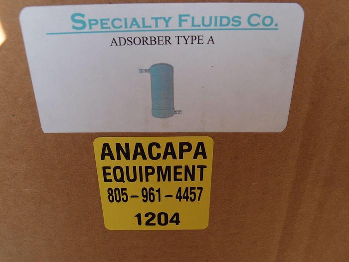 Specialty Fluids CryoPump Compressor Helium Adsorber Filter Type A, New (1204)