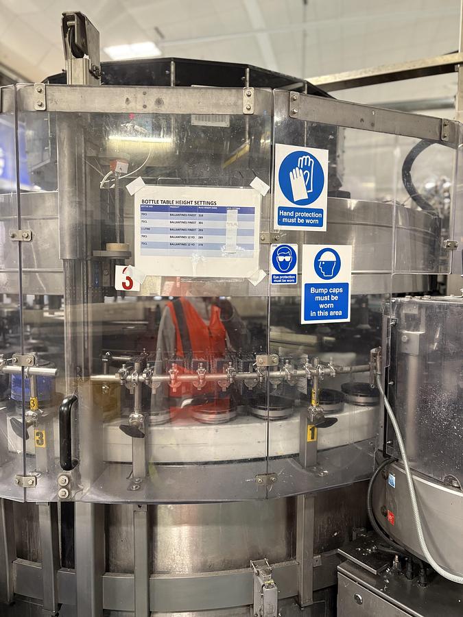 Used Krones Glass Bottling Line for Spirits 18,000 bph