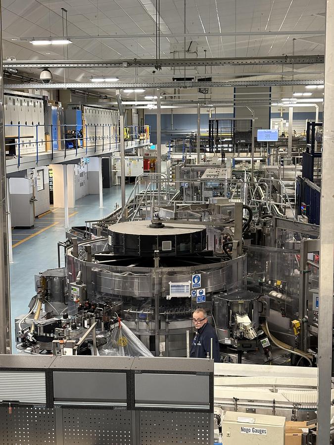 Used Krones Glass Bottling Line for Spirits 18,000 bph