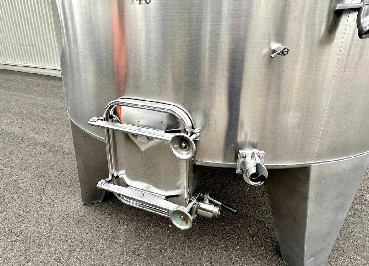 Used 14,000 Litre 304 Stainless Steel Tanks with Coil Heating