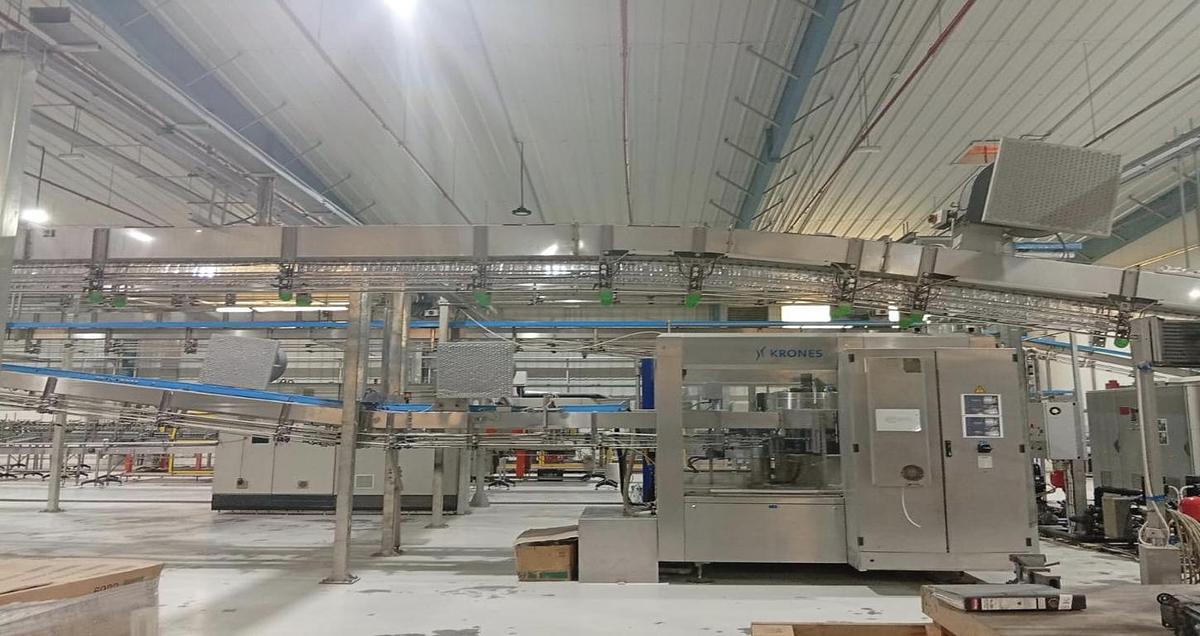 Used Sidel 18,000 BPH PET Filling Line