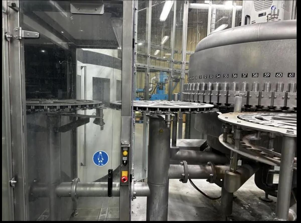 Used Used KHS GmbH Complete PET bottling line, still water, 54,000 BPH 2014