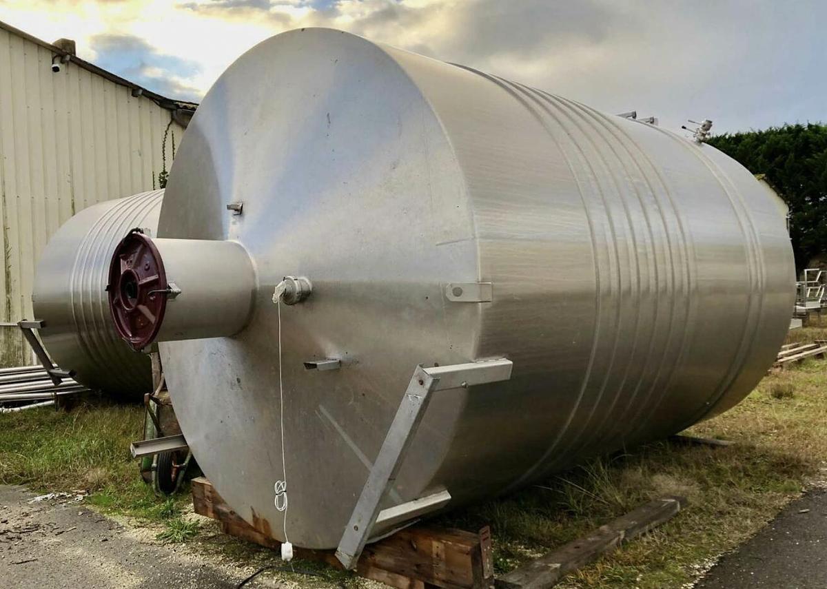 Used 24,500 Litre 304 Stainless Steel Jacketed Tank