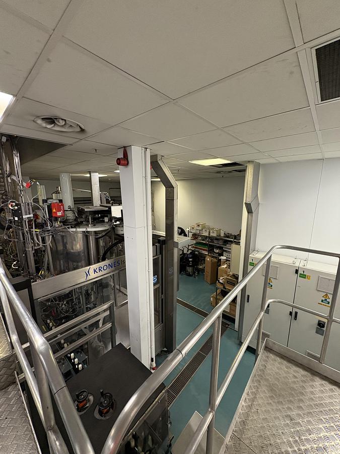 Used Krones Glass Bottling Line for Spirits 18,000 bph