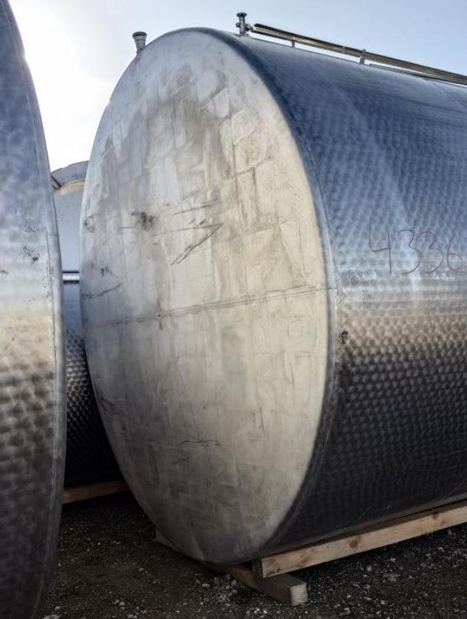 Used 25,000 Litre 304 Stainless Steel Insulated Storage Tanks