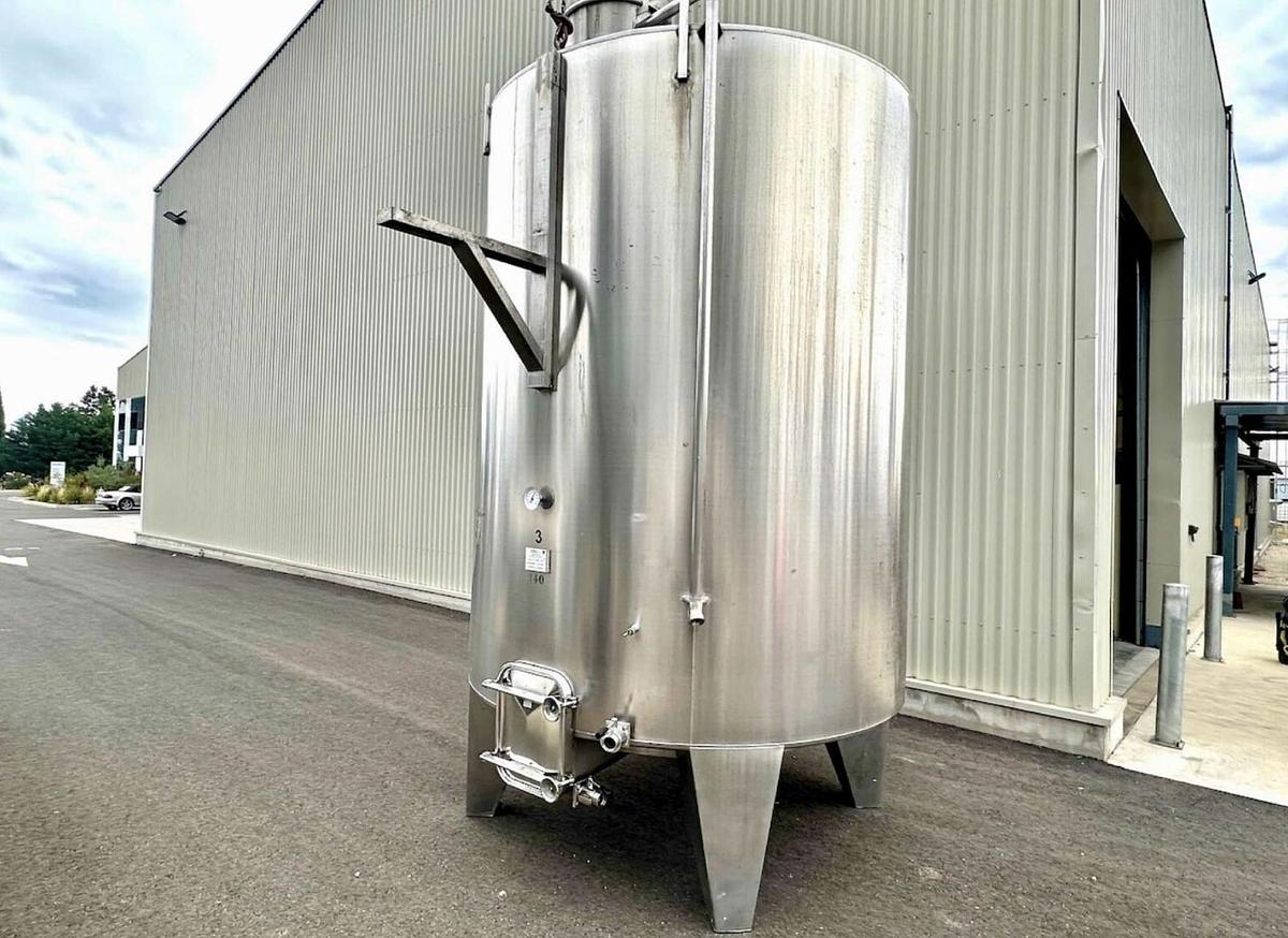 Used 14,000 Litre 304 Stainless Steel Tanks with Coil Heating