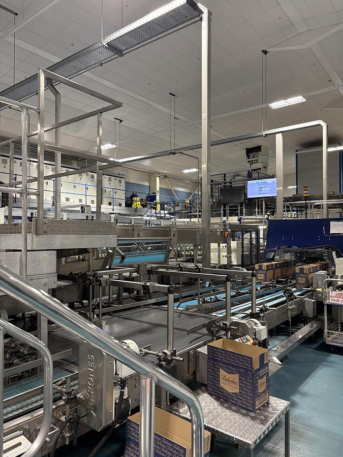 Used Krones Glass Bottling Line for Spirits 18,000 bph