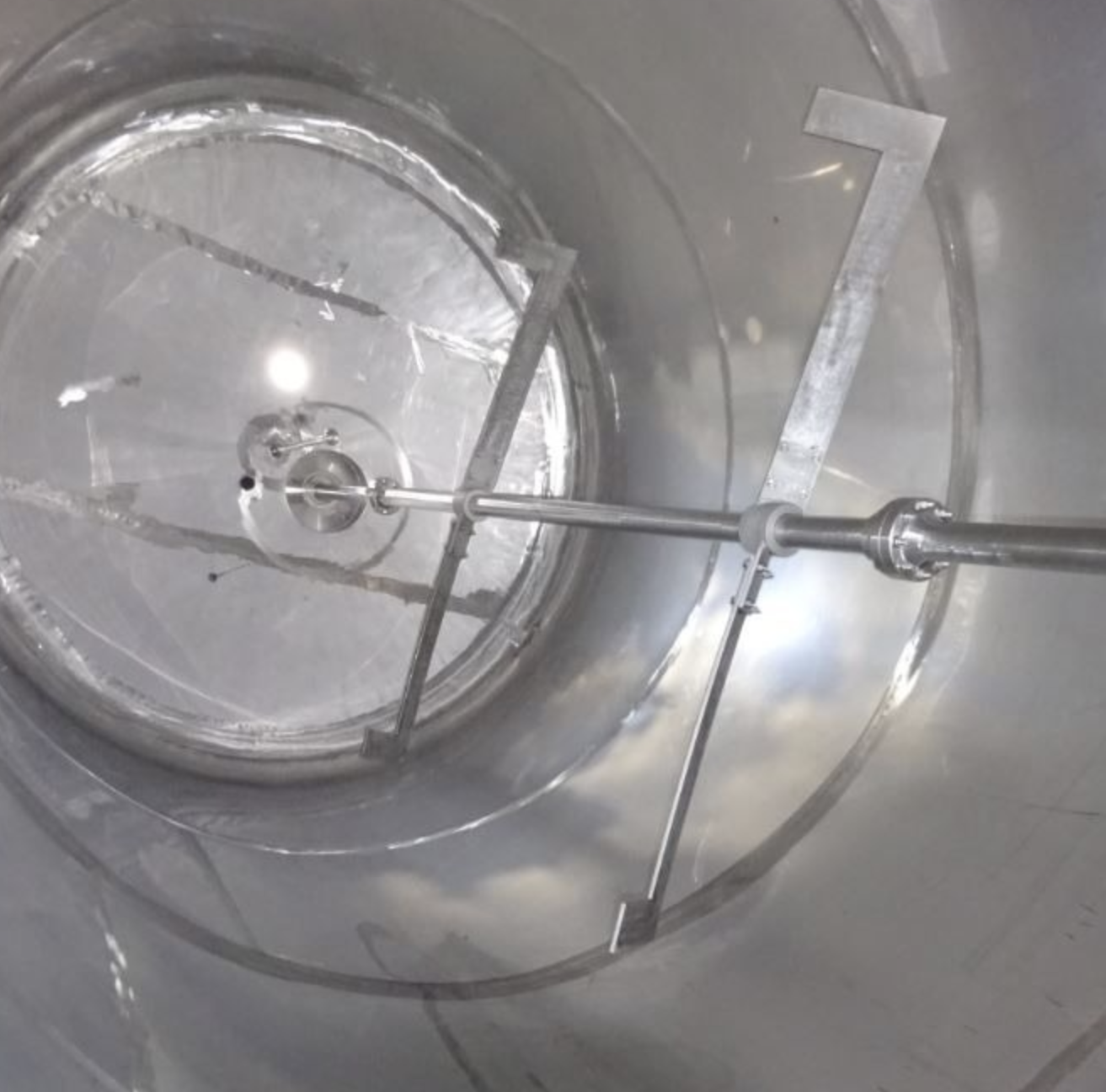 Used 43,000 Litre 304 Stainless Steel Mixing Tank