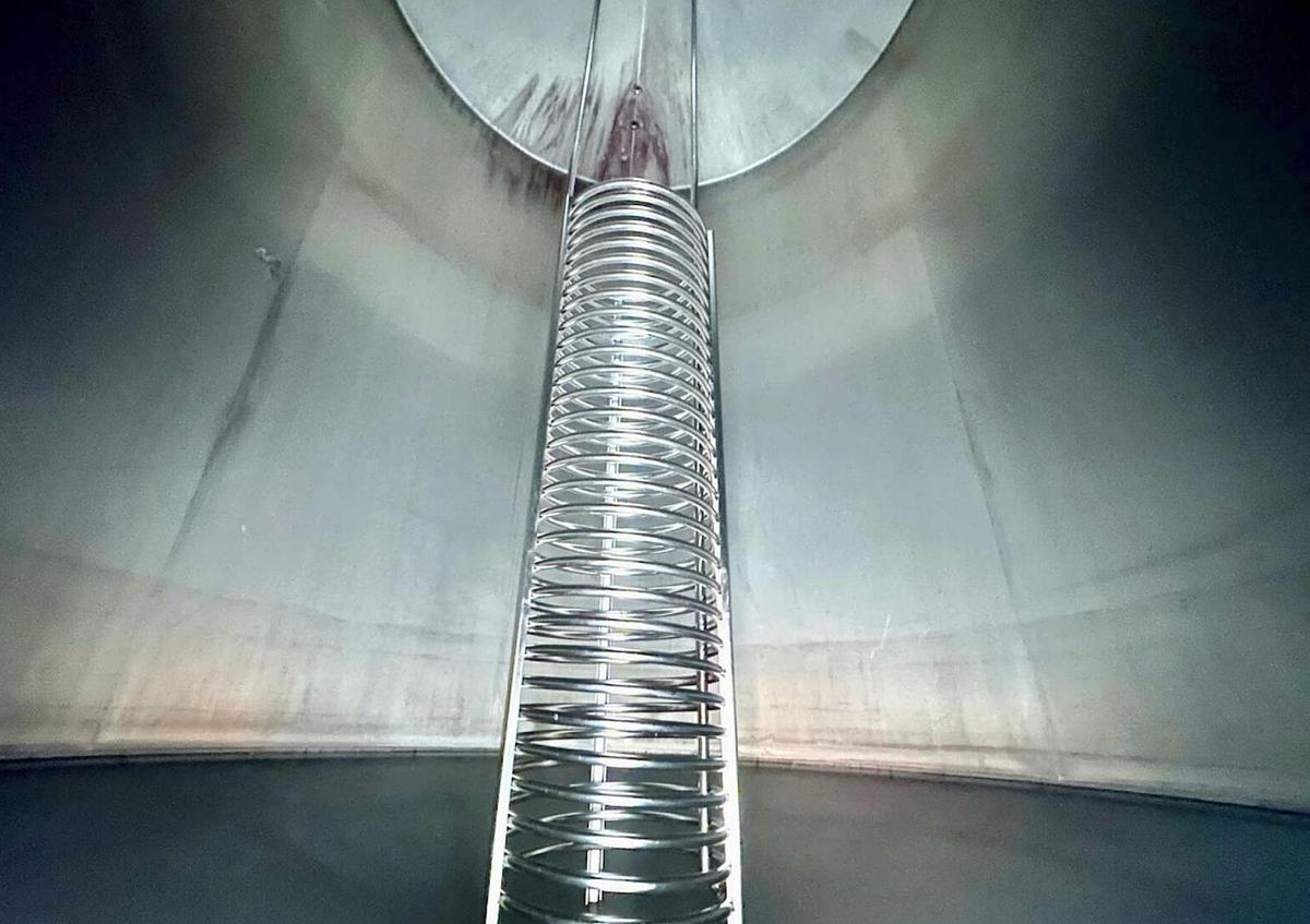Used 14,000 Litre 304 Stainless Steel Tanks with Coil Heating