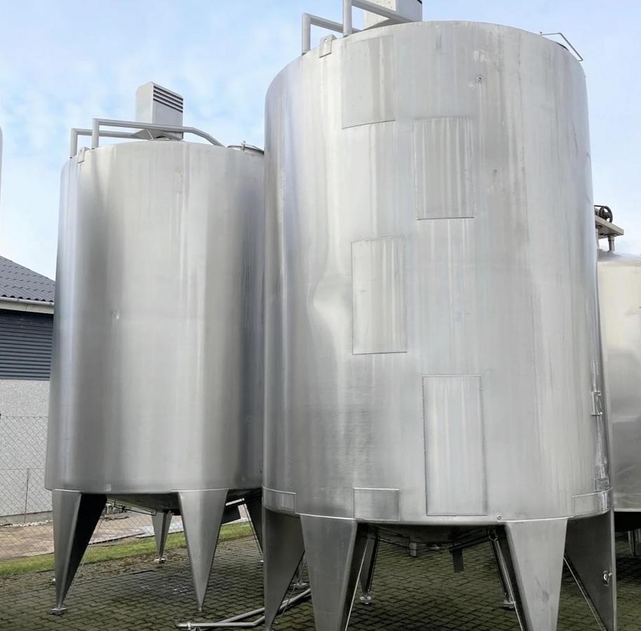 Used 15000 Litre 304 Stainless Steel Mixing Tanks