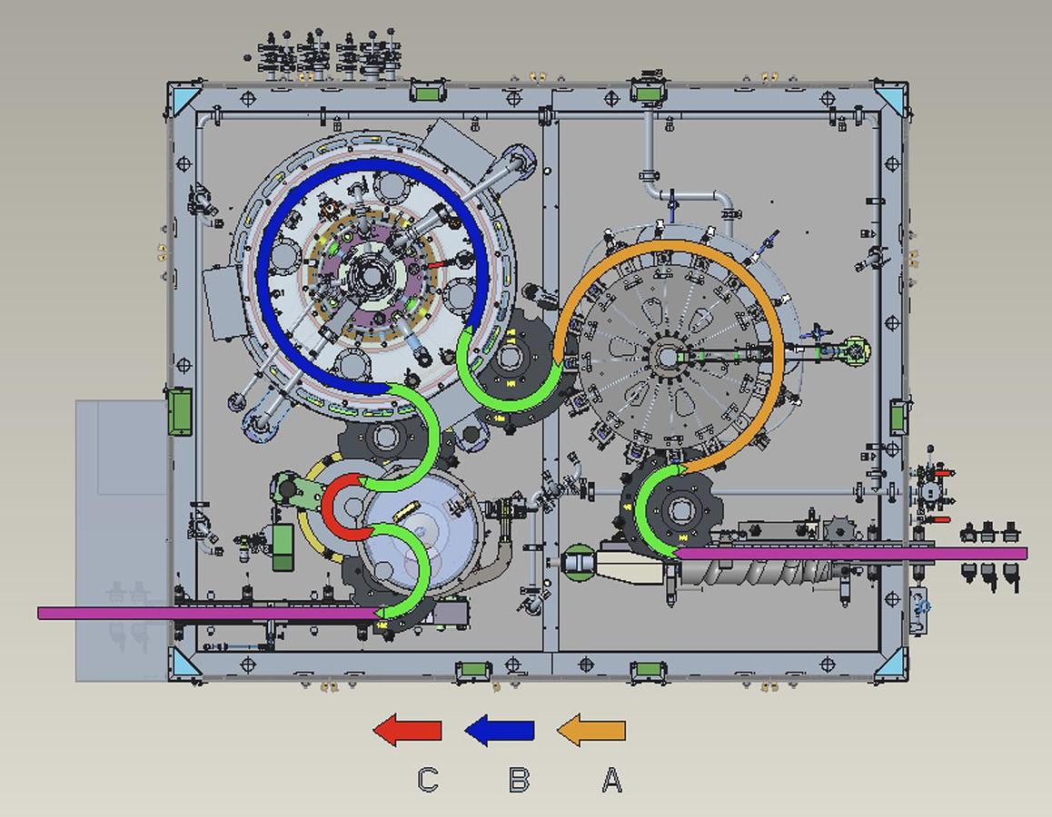 Used 2017 Krones Returnable Glass Bottle Line for Beer