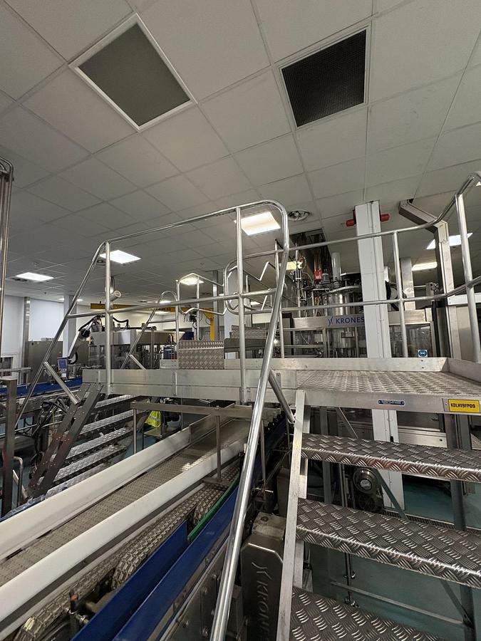 Used Krones Glass Bottling Line for Spirits 18,000 bph