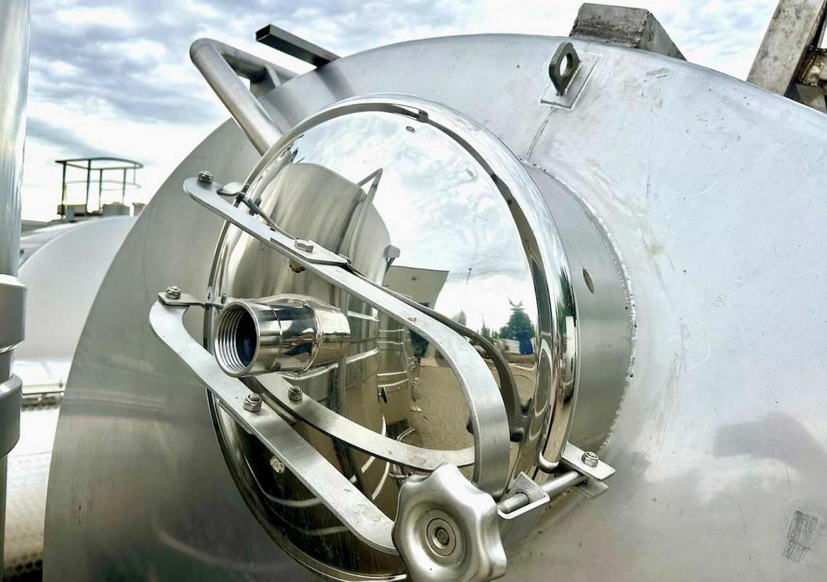 Used 14,000 Litre 304 Stainless Steel Tanks with Coil Heating