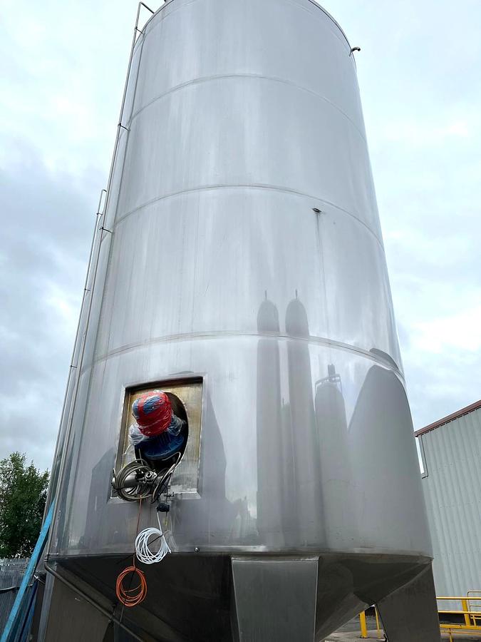 Used 60,000 Litre 316 Stainless Steel Jacketed Tanks