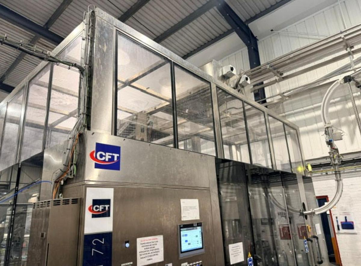 Used CFT Mastercan Tech 72-8 Can Filler, Seamer & Carbonator – 2017