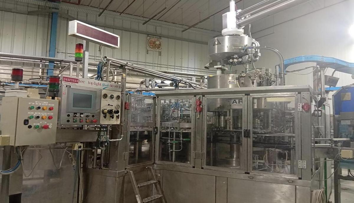 Used Sidel 18,000 BPH PET Filling Line