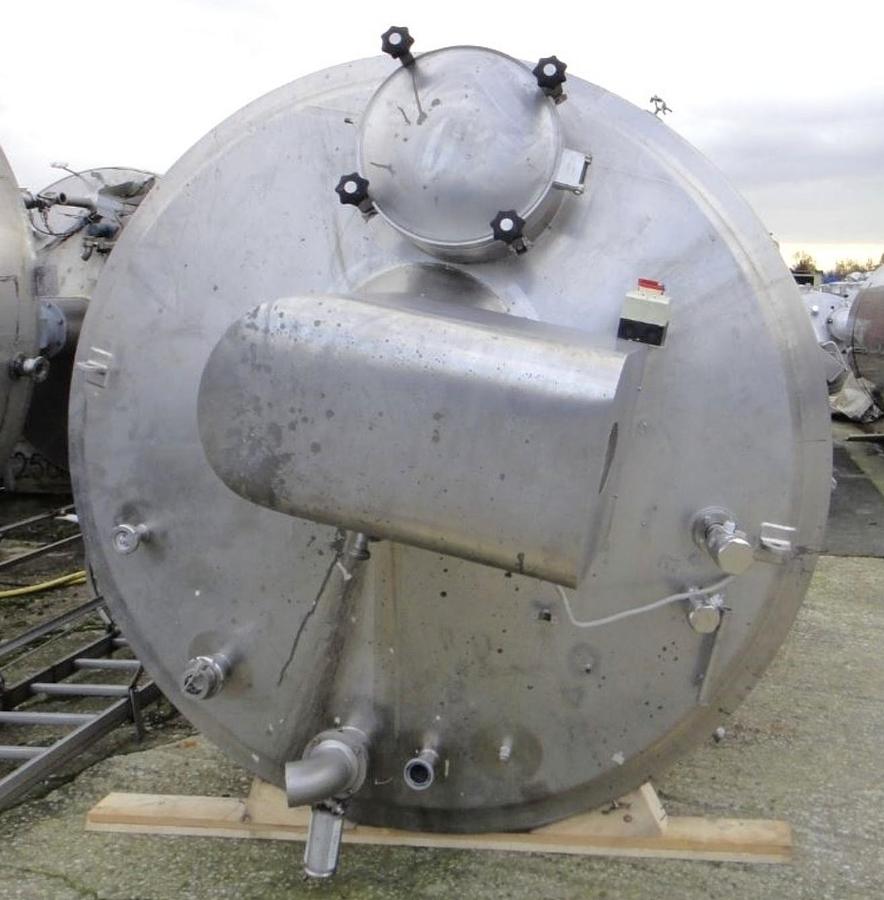 Used 6000 Litre 304 Stainless Steel Mixing Tanks