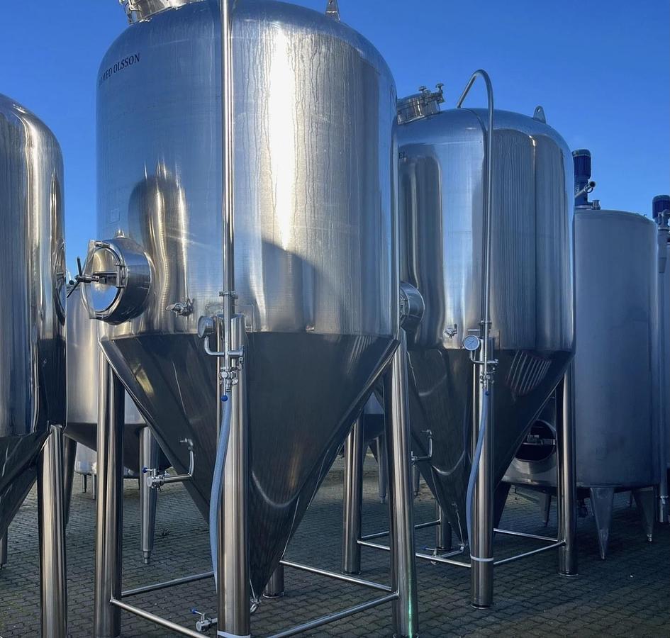 Used 5000 Litre 316 Stainless Steel Pressure Tanks