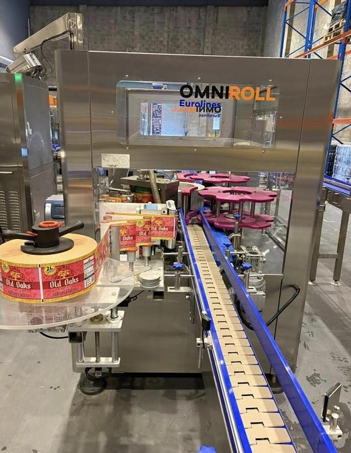 Used 2022 Linear Hot Melt Adhesive Labelling Machine
