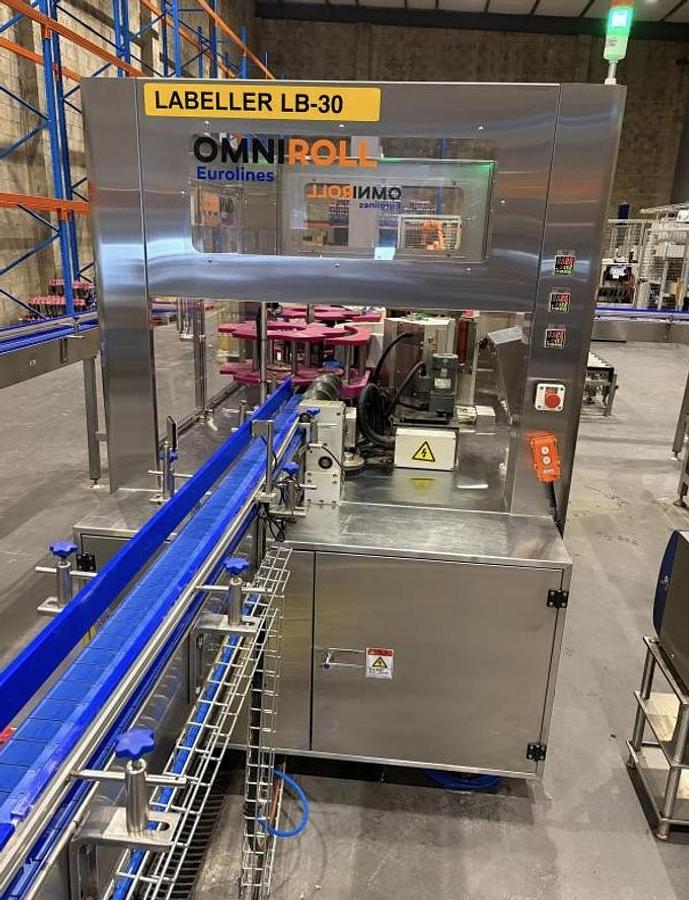 Used 2022 Linear Hot Melt Adhesive Labelling Machine