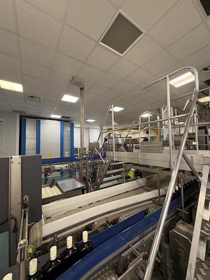 Used Krones Glass Bottling Line for Spirits 18,000 bph