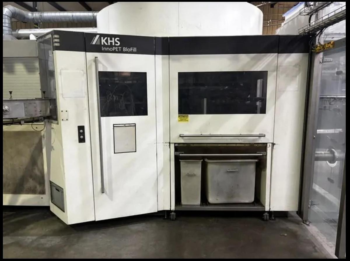 Used Used KHS GmbH Complete PET bottling line, still water, 54,000 BPH 2014