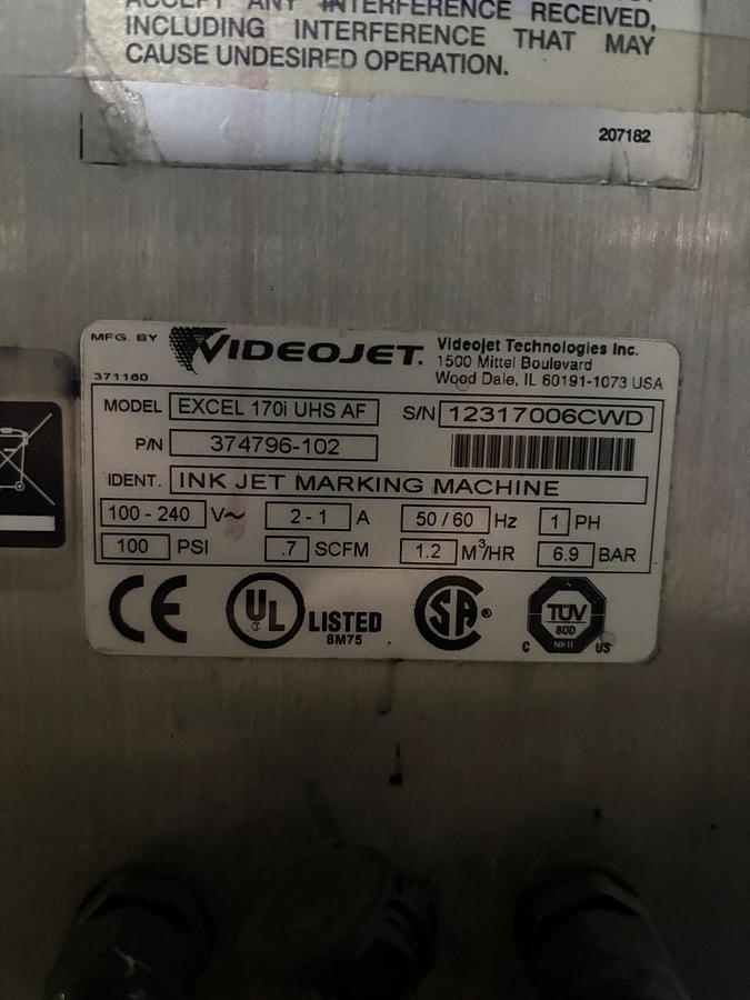 Used 2013 SIG Combibloc CFA 124-36 Filler and Packaging Equipment