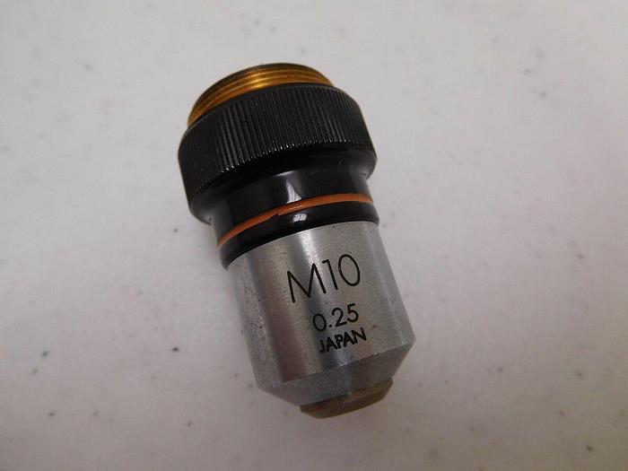 Used Olympus Tokyo  M10 / .025 Microscope Lens Objective 412269