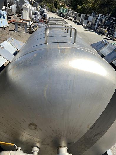 Used Tank, 950 Gallon, Stainless Steel, 55 PSI, DT/DB, Morfab, ASME #S744617