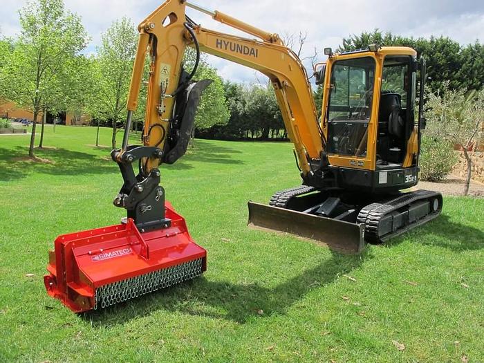 Mulching Heads for Mini excavators & skid steers