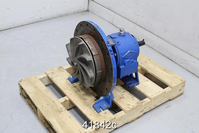 Used Sulzer 3320-4x3x13 Pump Power End, 9-Vane 13" Stainless Steel Impeller #41842
