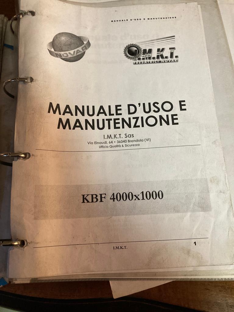 Used Novar KBF 4000 x 1000 - CNC Milling - 1988